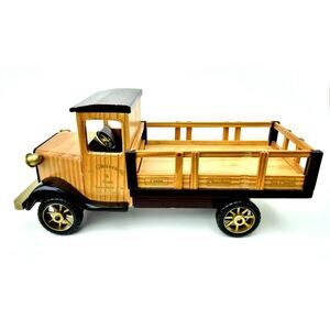 Vintage D Ghirardelli & Sons Chocolate Company Hand Crafted Wooden Truck
